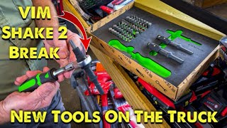 New Tools On The Truck VIM Shake 2 Break and 3000 Lumen Pocket Flashlight [upl. by Tamarra]