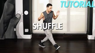 How to Shuffle Hip Hop Dance Moves Tutorial  Mihran Kirakosian [upl. by Nemad]