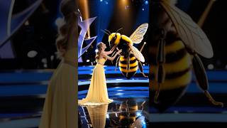 A Woman Fuses with A Bee on AGT americagottalent agt magic talent shorts [upl. by Marjy]