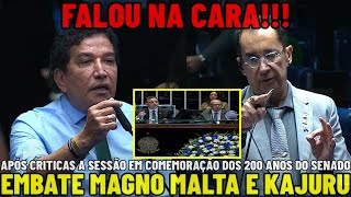 🚨MAGNO MALTA CHUTA O BALDE VAI PRA CIMA D PACHECO E RESPONDE KAJURU APÓS CRITICAS D CENSURA N SENADO [upl. by Florian]