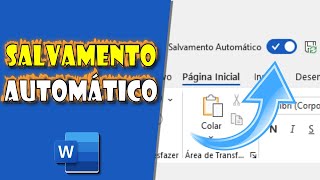 Como Ativar o SALVAMENTO AUTOMÁTICO no Word OneDrive [upl. by Darreg]