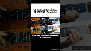 Eterno amor Los Manseros Santiagueños folclore guitarra tutorialyoutube [upl. by Eppes871]