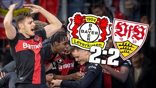 ES IST ABSURD Leverkusen in erneut LETZTER Sekunde gegen Stuttgart [upl. by Richers]