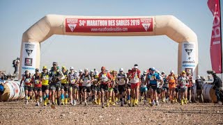 MARATHON DES SABLES START STAGE 1 amp STAGE 2 [upl. by Mcneely]