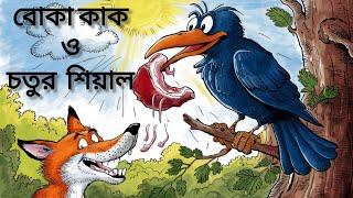 Boka kak o chotur siyal। বোকা কাক ও চতুর শিয়াল। [upl. by Riley]