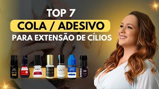 TOP 7 Melhores colas para extensão de cílios para você que é lash designer  Studio Dri Silva [upl. by Airekahs]