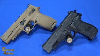 US Military 9mm Compared Sig Sauer M17 vs Sig P226 MK 25 [upl. by Aldo941]