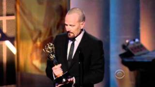 Bryan Cranston Wins 2nd Emmy 2009 [upl. by Ymmij]