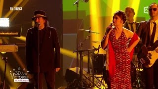 Rachid Taha amp Catherine Ringer – « Ya Rayah » Victoires de la Musique 2015 [upl. by Ahsratan]