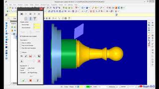 MECANIZADO DEL PEON EN MASTERCAM X4 [upl. by Wiggins802]