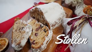 Christmas is here 🎄本格シュトーレン✨手作りマジパンペースト入りで食感と風味が最高‼️クリスマスのパン作りStollen for happy Christmas💖 [upl. by Elacsap]