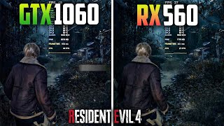 GTX 1060 3GB vs RX 560 4GB  Resident Evil 4 Test [upl. by Ahseinat11]