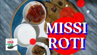 Missi Roti RecipeDhaba Style Missi RotiPunjabi Missi Roti COOKFUN302 [upl. by Arymat]