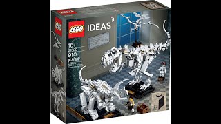 Lego Ideas Dinosaur Fossils Set 21320 Pteranodon Build [upl. by Monica905]