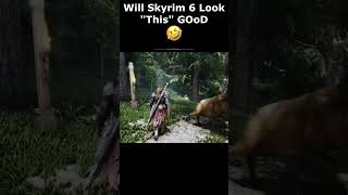 Will Skyrim 6 Look quotThisquot GOoD 🤣 Project Real Feel skyrim skyrimanniversary elderscrolls shorts [upl. by Ycnej789]