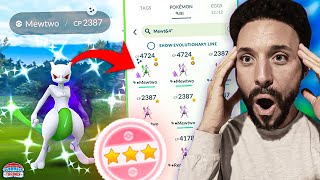 I Have the Best Mewtwo Collection in Pokémon GO Shiny Rarity amp Perfection Combined [upl. by Mozes407]