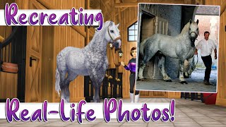 Star Stable Recreating Percheron Photoshoots 📸🐴 [upl. by Willette]