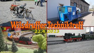 Wilsdruffer Techniktreff  mit SKL Oberdittmannsdorf Gartenbahn Modellbahn   2242023 [upl. by Ardnaxela]