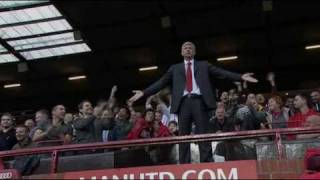 Arsene Wenger Offside Kicks Bottle Sent Off [upl. by Nelan393]