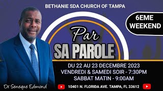 PAR SA PAROLE  Dr Seneque Edmond  Friday Night [upl. by Orose]