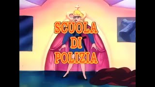 SCUOLA DI POLIZIA  CRISTINA DAVENA  videosigla TV  base karaoke Ninni Carucci [upl. by Yluj]