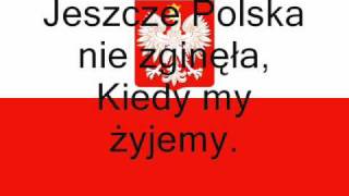 Die Nationalhymne Polens Hymn Polski Mazurek Dabrowskiego [upl. by Bork]