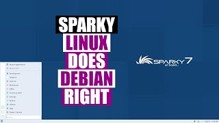 A Look At SparkyLinux With KDE Plasma [upl. by Sined]