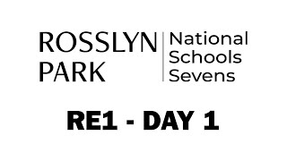 LIVE  Rosslyn Park National School Sevens 2023  RE1 day one [upl. by Evalyn259]