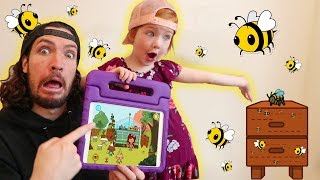 Adley App Reviews  Toca Life Town  ultimate HIDE N SEEK  Attacked by Bees [upl. by Candis64]