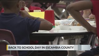 Escambia Co Public School students head back to the classroom [upl. by Medrek]