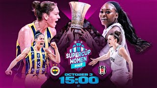 Besiktas JK vs Fenerbahce  Full Basketball Game  SuperCup Women 2024 [upl. by Marras511]