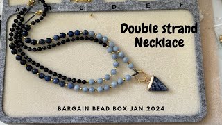 Double strand Necklace using BBB subscription for Jan 2024🤩🤩🤩 [upl. by Bruning]