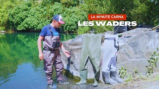 Tuto pêche  tout savoir et bien choisir ses waders  La Minute Carna [upl. by Ja584]