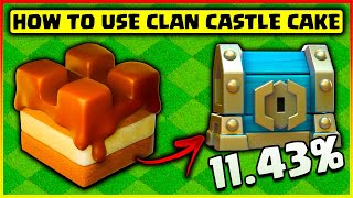 How to Get and Use Clan Castle Cake in Clash of Clans [upl. by Ahsenhoj]