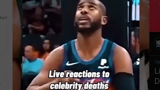 Live Reaction of Kobe Bryant Death in a Helicopter Crash [upl. by Idelson]