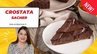 Crostata Sacher versione golosa della torta classica al cioccolato [upl. by Toshiko]