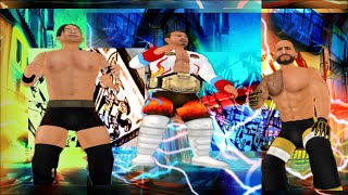 3WAY  WSC NATHAN VS KONSUKE TAKESHITA VS RICOHET [upl. by Teillo]