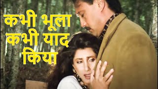 Kabhi Bhoola Kabhi Yaad Kiya Song  Sapne Sajan Ke  Jackie ShroffDimple Kapadia  Alka Yagnik Song [upl. by Giacinta]