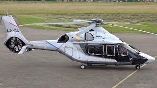 Airbus H160  Startup amp Takeoff at Nancy Essey Airport helicopter aviation video engineering [upl. by Sessler804]