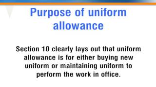 Things to be considered while granting Uniform Allowance [upl. by Animar962]