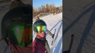 Subscribe for more ski videos skitok snowboarding snowski wintersport extremesport snowskiing [upl. by Babbette]