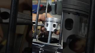 How to installed alter piston youtubeshorts instagram restorebike reels [upl. by Aryad]