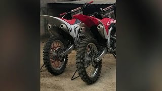 Best Rev Limiter CRF450 2018 vs CRF250 2017 [upl. by Elbys350]