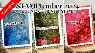 STAMPTEMBER 2024  ALTENEW amp TRINITY STAMPS Elegant Alcohol Lift Ink Backgrounds [upl. by Pence930]