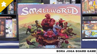 Small World  Partida Completa  Bora Joga Board Game 1 [upl. by Anaela544]