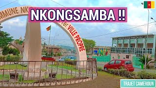 Visitons NKONGSAMBA Premier  Trajet Cameroun [upl. by Yennek376]