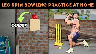 Leg Spin Bowling Practice At Home  leg spin bowling tips [upl. by Hootman]