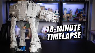 Building LEGO UCS ATAT in 10 Minutes Set 75313 [upl. by Nell737]