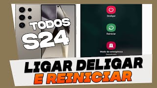 Como Ligar Desligar e Reiniciar o Samsung Galaxy S24 S24 e S24 Ultra [upl. by Llyrad14]