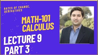 Instantaneous rates of change  Derivatives  Part3 [upl. by Ehcor219]